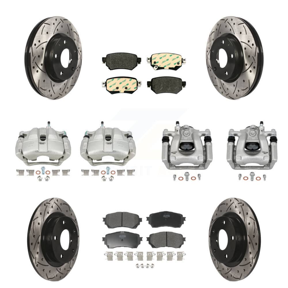 Transit Auto - KCD-100346P - Front and Rear Disc Brake Kits