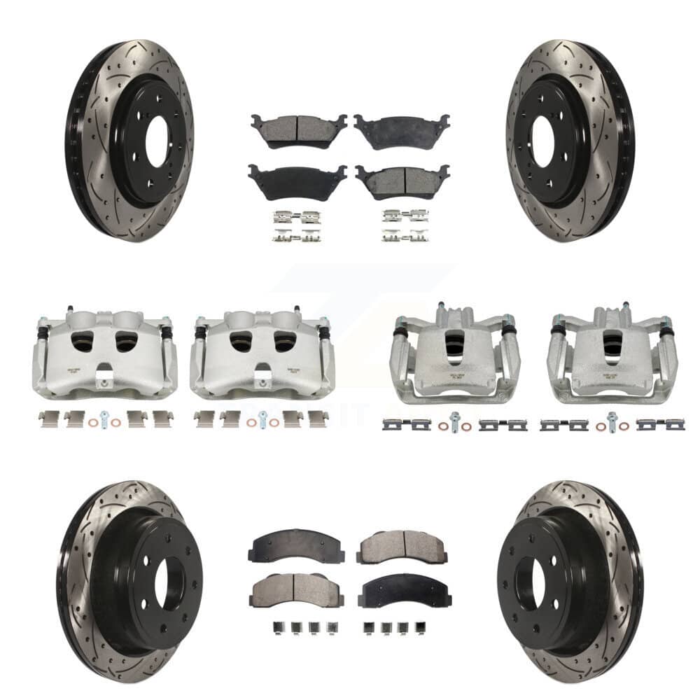 Transit Auto - KCD-100346T - Front and Rear Disc Brake Kits