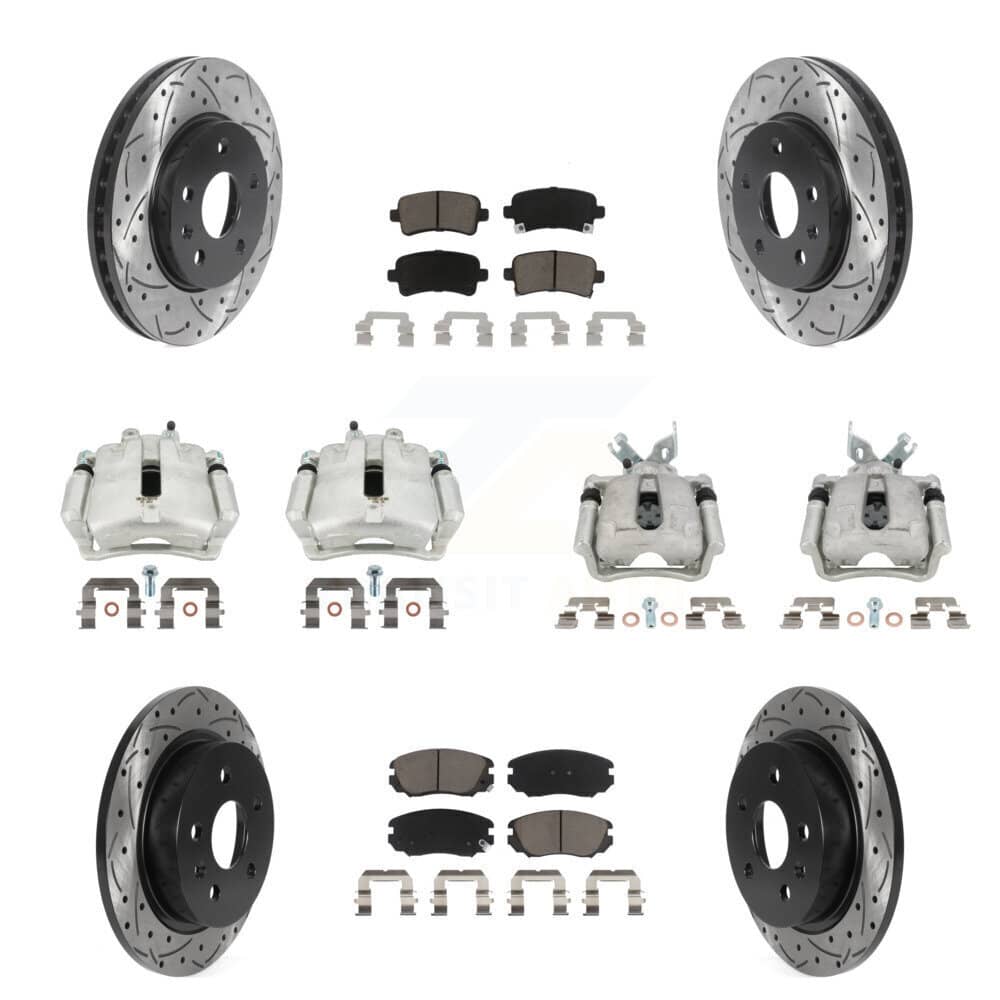 Transit Auto - KCD-100348C - Front and Rear Disc Brake Kits