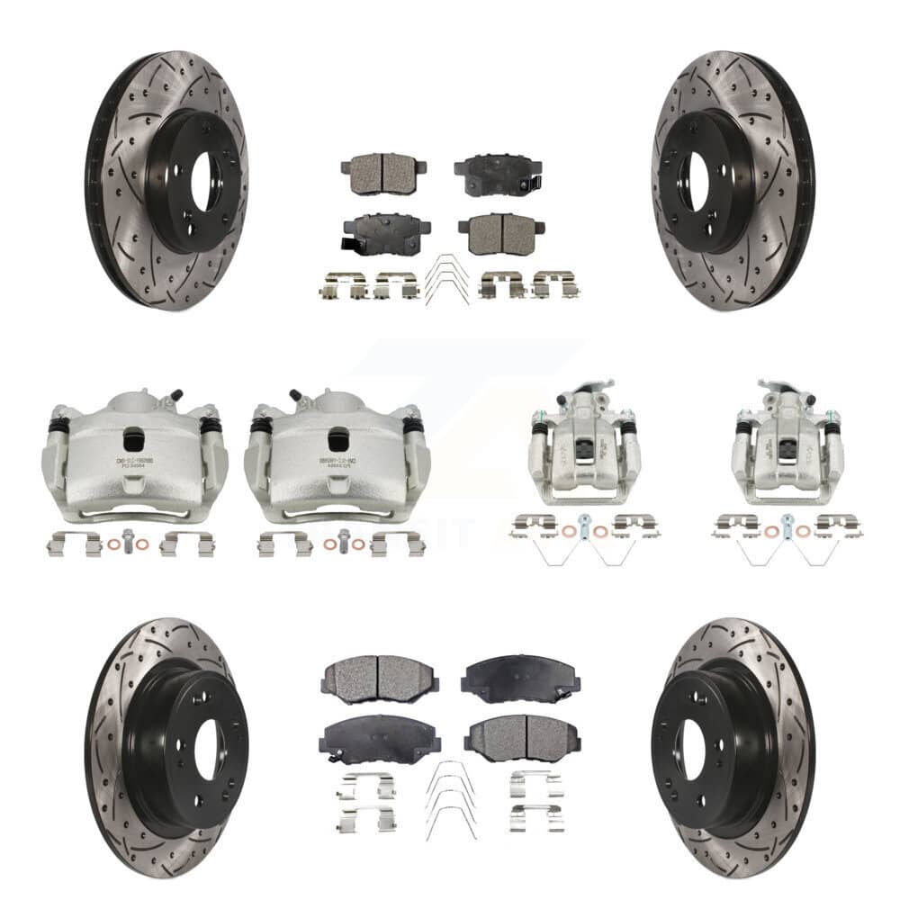 Transit Auto - KCD-100349P - Front and Rear Disc Brake Kits