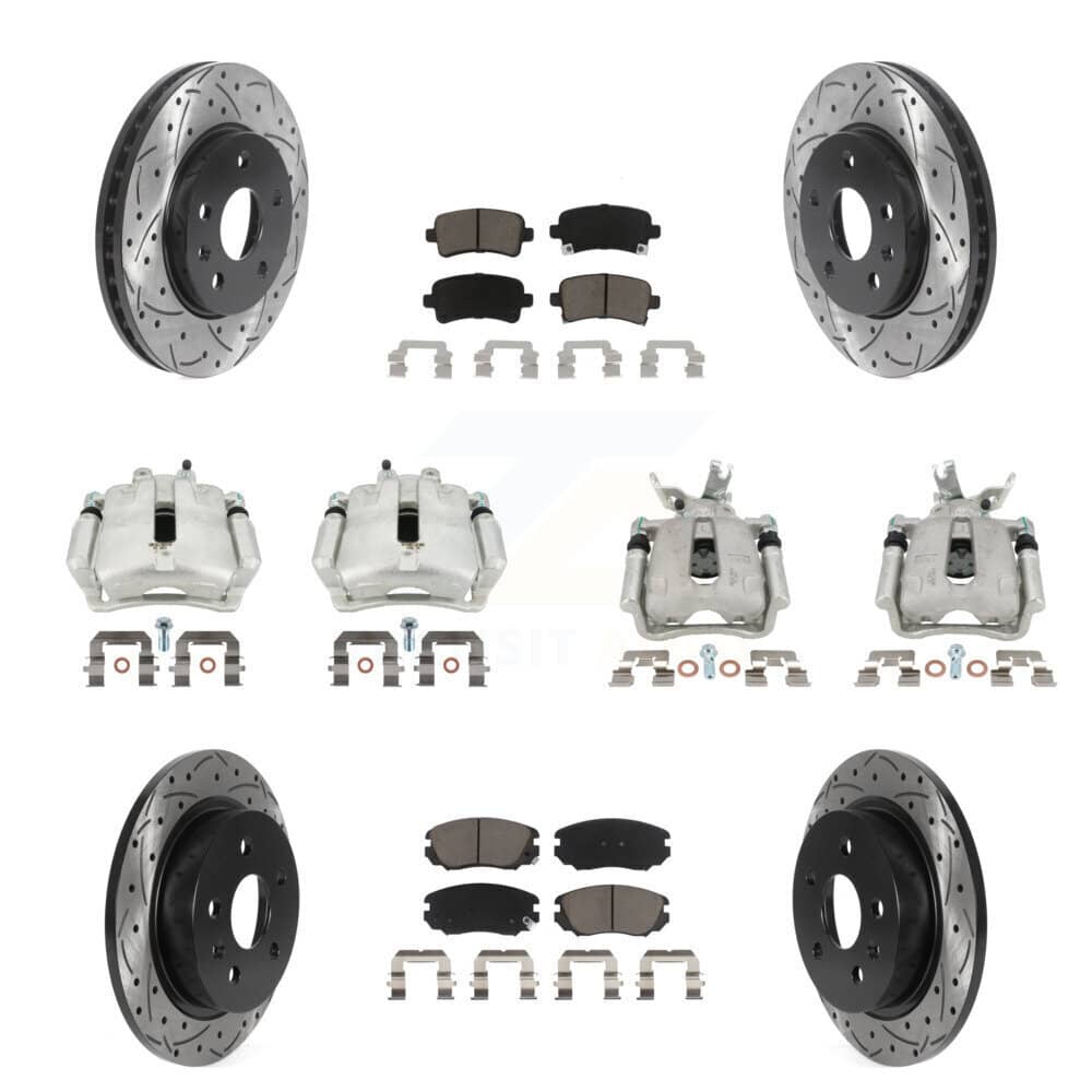 Transit Auto - KCD-100350C - Front and Rear Disc Brake Kits