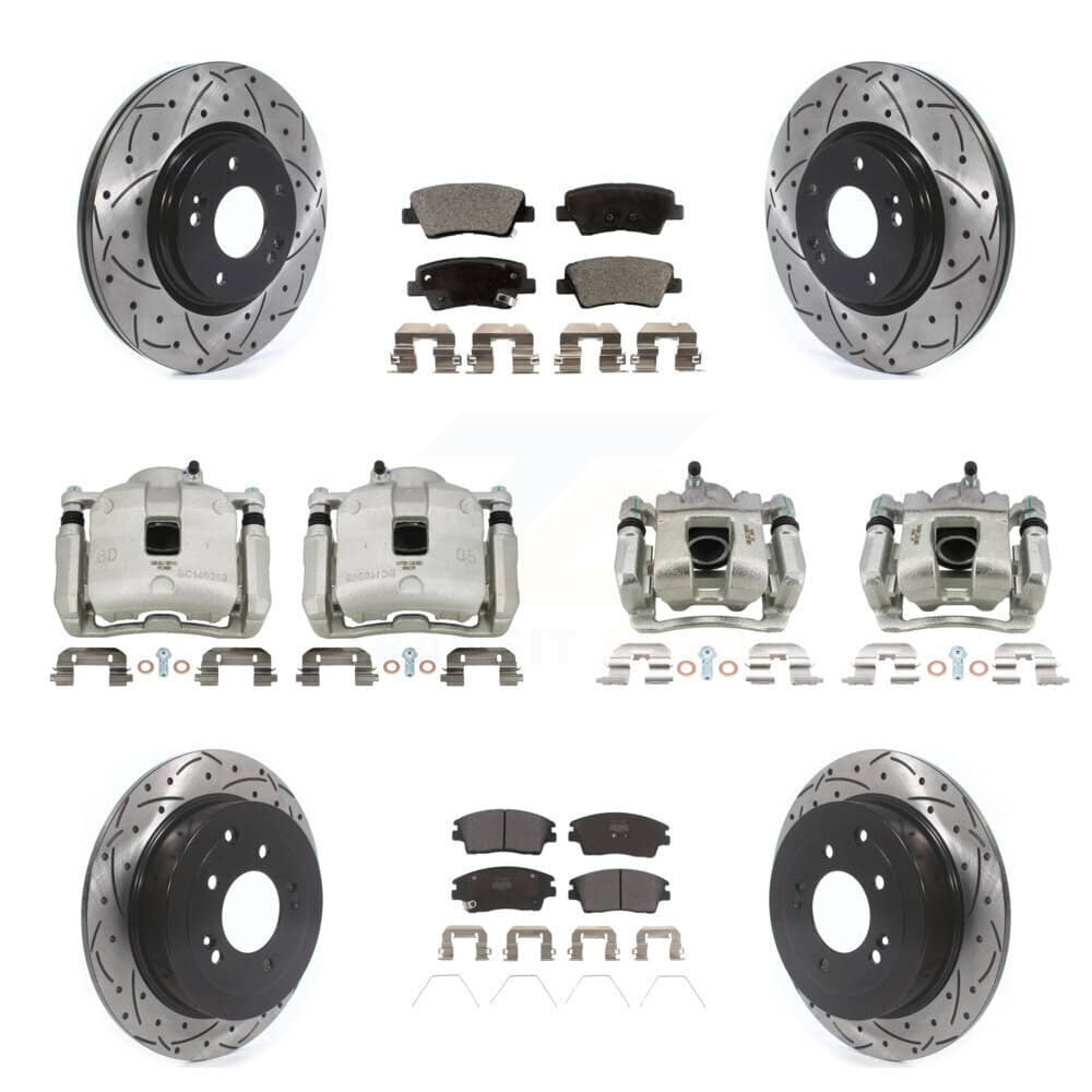 Transit Auto - KCD-100359P - Front and Rear Disc Brake Kits