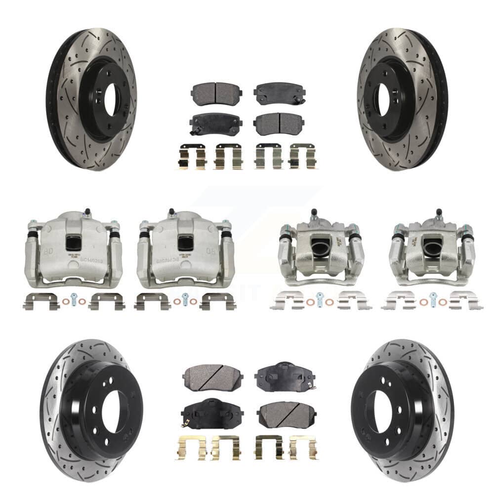 Transit Auto - KCD-100359T - Front and Rear Disc Brake Kits