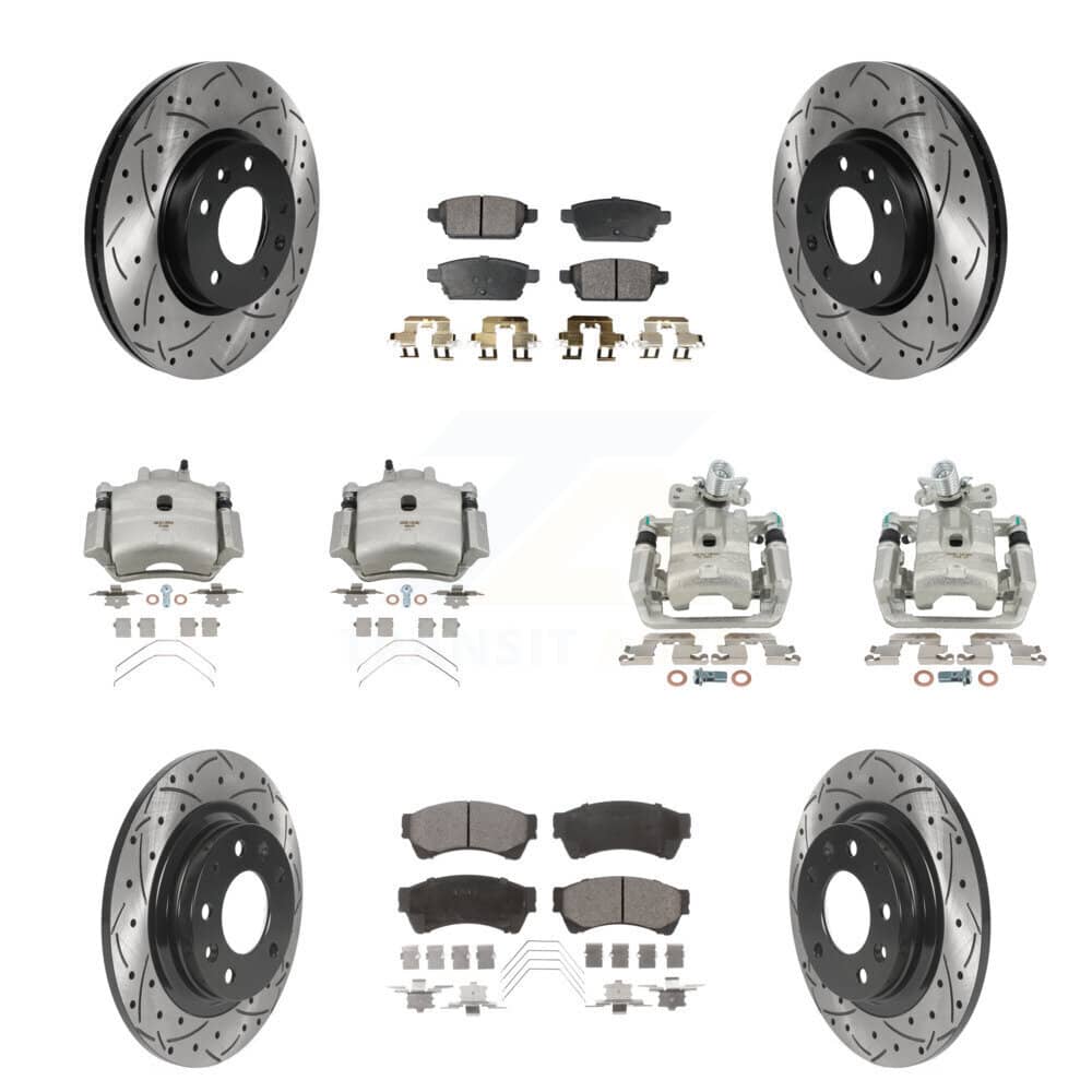 Transit Auto - KCD-100362P - Front and Rear Disc Brake Kits