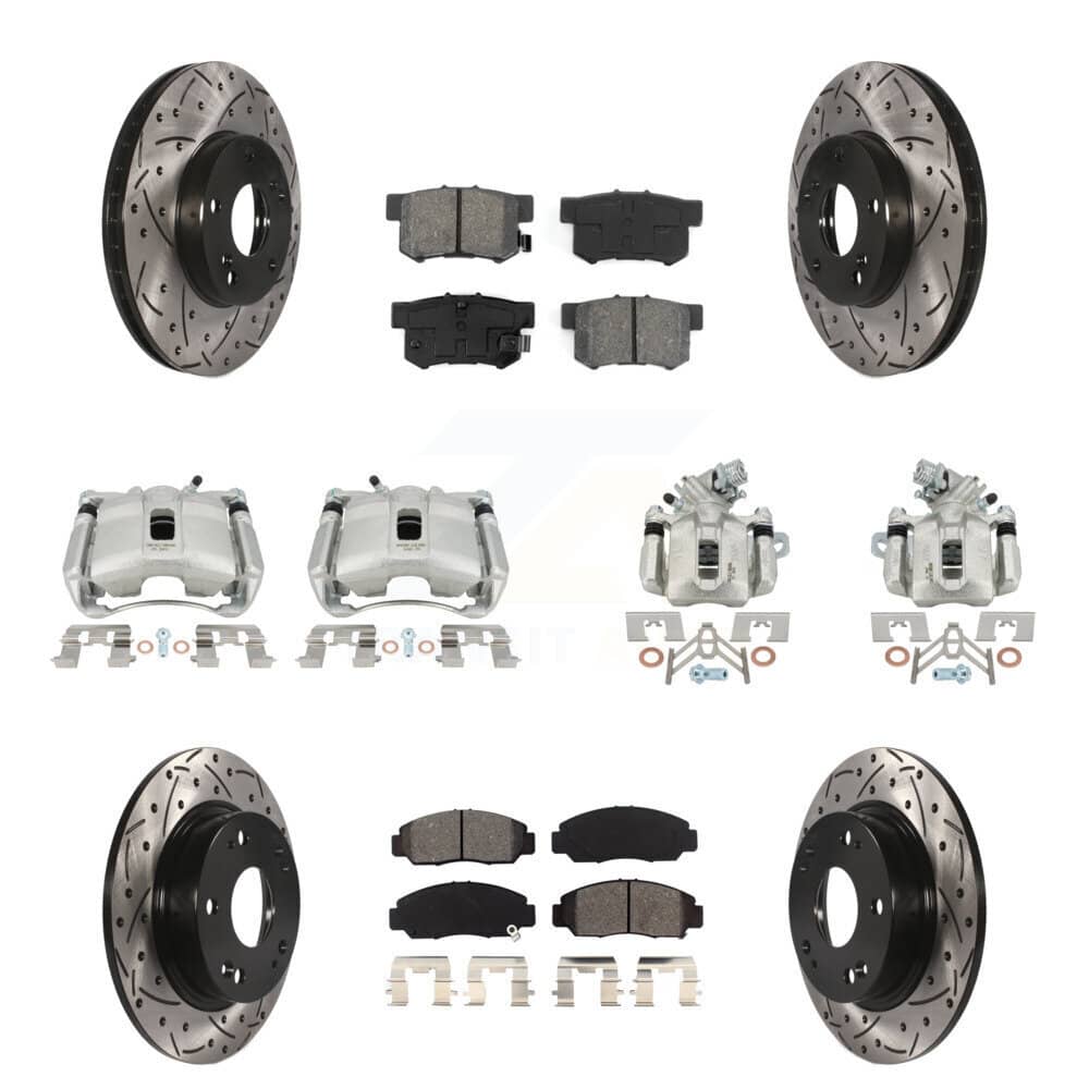 Transit Auto - KCD-100364S - Front and Rear Disc Brake Kits