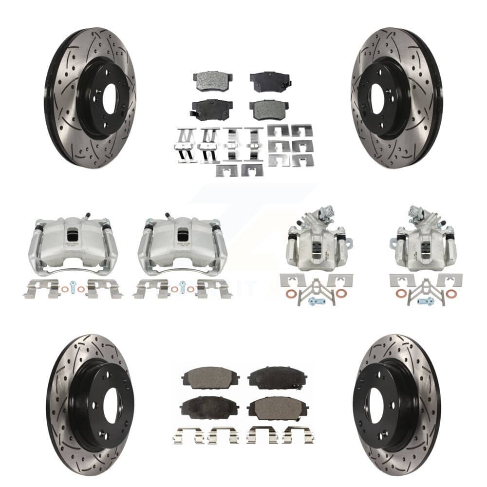 Transit Auto - KCD-100372P - Front and Rear Disc Brake Kits