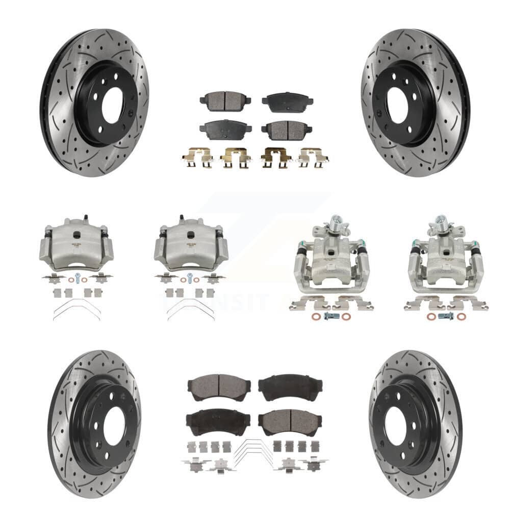 Transit Auto - KCD-100375T - Front and Rear Disc Brake Kits