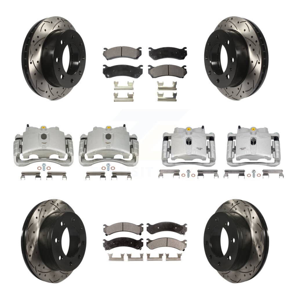Transit Auto - KCD-100376P - Front and Rear Disc Brake Kits