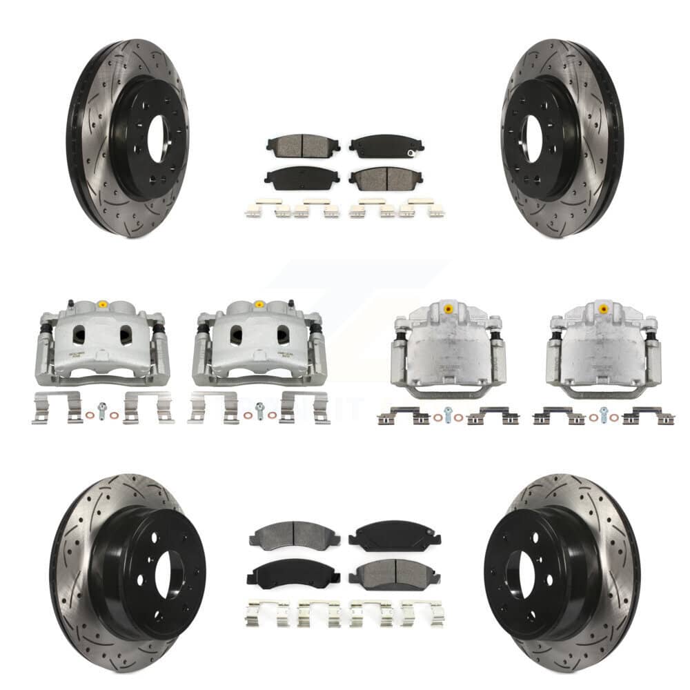 Transit Auto - KCD-100376S - Front and Rear Disc Brake Kits