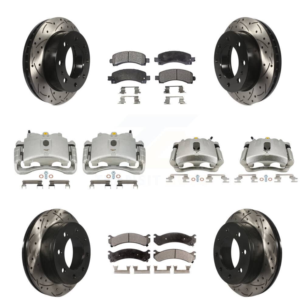 Transit Auto - KCD-100377P - Front and Rear Disc Brake Kits