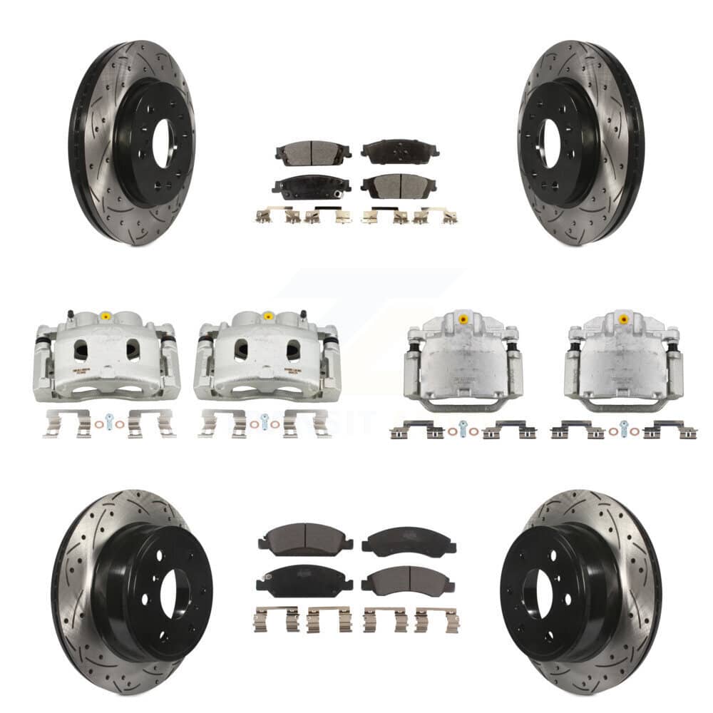 Transit Auto - KCD-100377T - Front and Rear Disc Brake Kits