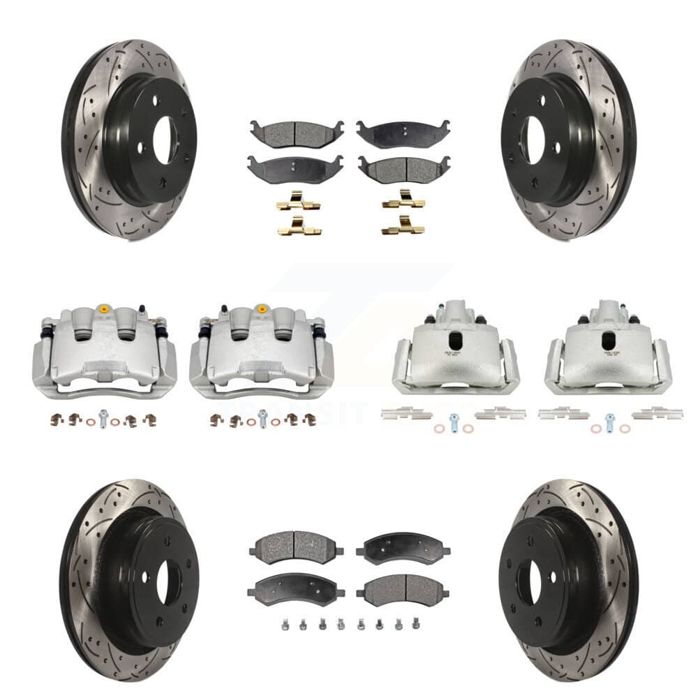 Transit Auto - KCD-100378P - Front and Rear Disc Brake Kits