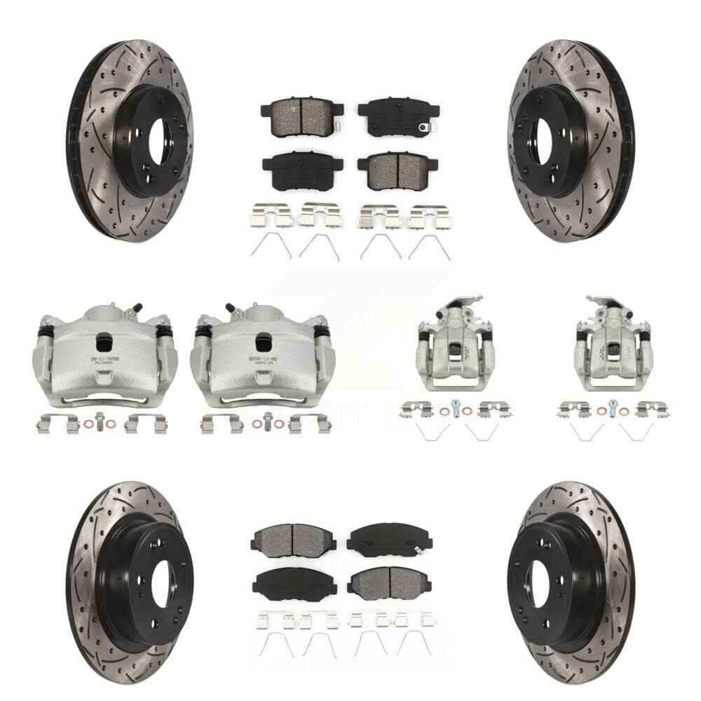 Transit Auto - KCD-100381S - Front and Rear Disc Brake Kits