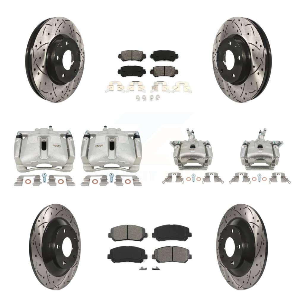 Transit Auto - KCD-100382S - Front and Rear Disc Brake Kits