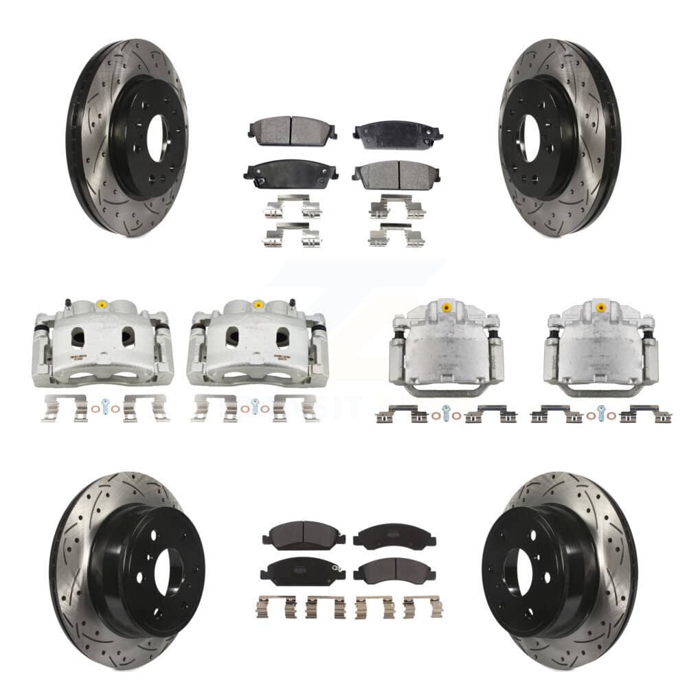 Transit Auto - KCD-100384P - Front and Rear Disc Brake Kits
