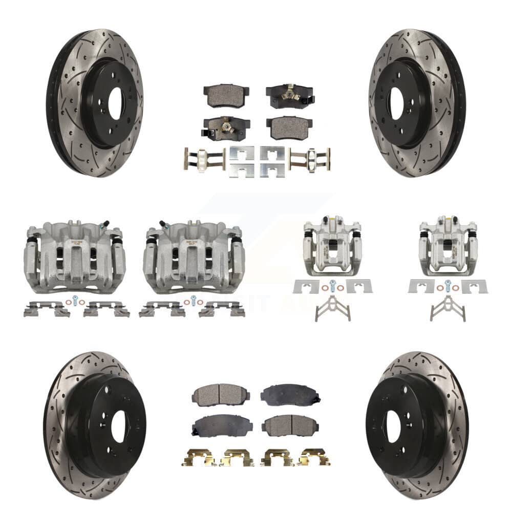 Transit Auto - KCD-100384T - Front and Rear Disc Brake Kits