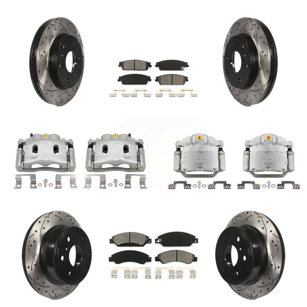 Transit Auto - KCD-100385S - Front and Rear Disc Brake Kits