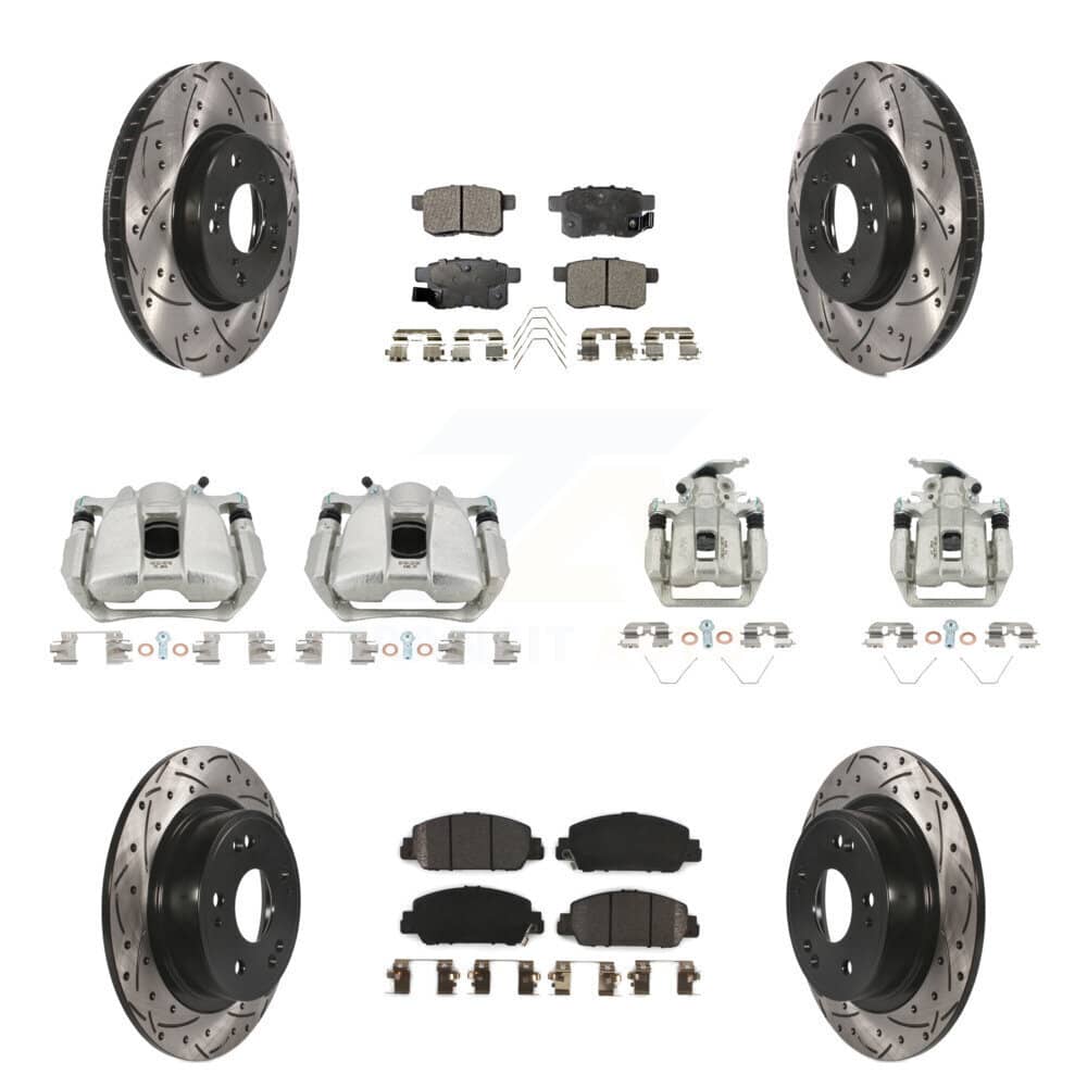 Transit Auto - KCD-100388P - Front and Rear Disc Brake Kits