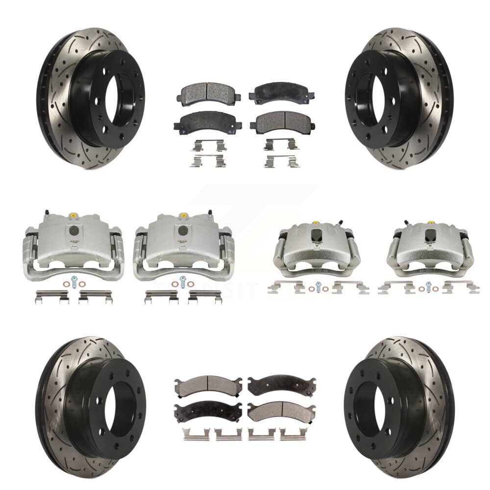 Transit Auto - KCD-100393T - Front and Rear Disc Brake Kits