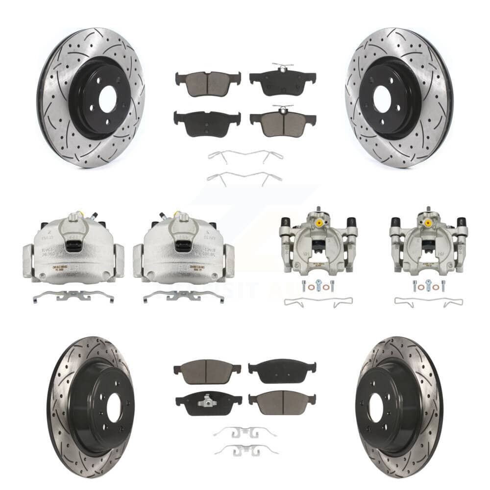 Transit Auto - KCD-100394C - Front and Rear Disc Brake Kits