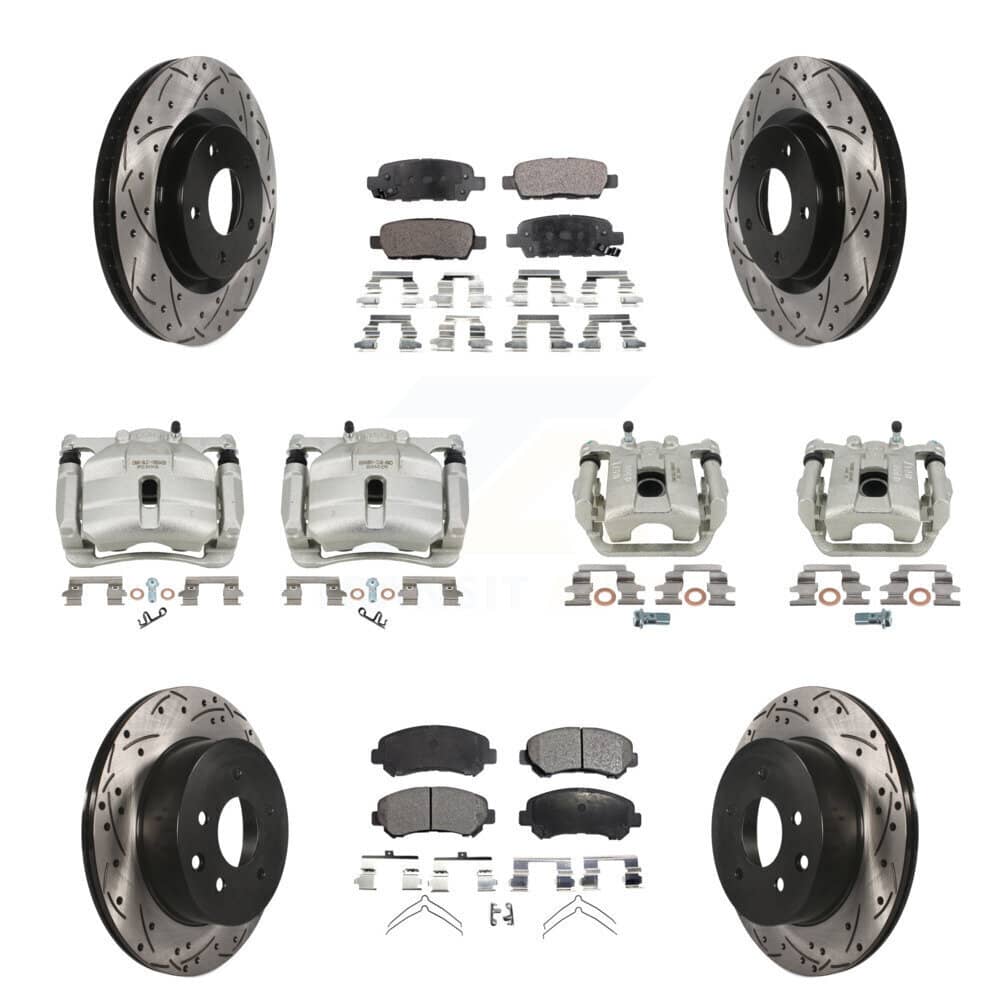 Transit Auto - KCD-100395P - Front and Rear Disc Brake Kits