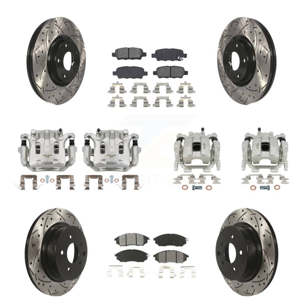 Transit Auto - KCD-100396S - Front and Rear Disc Brake Kits