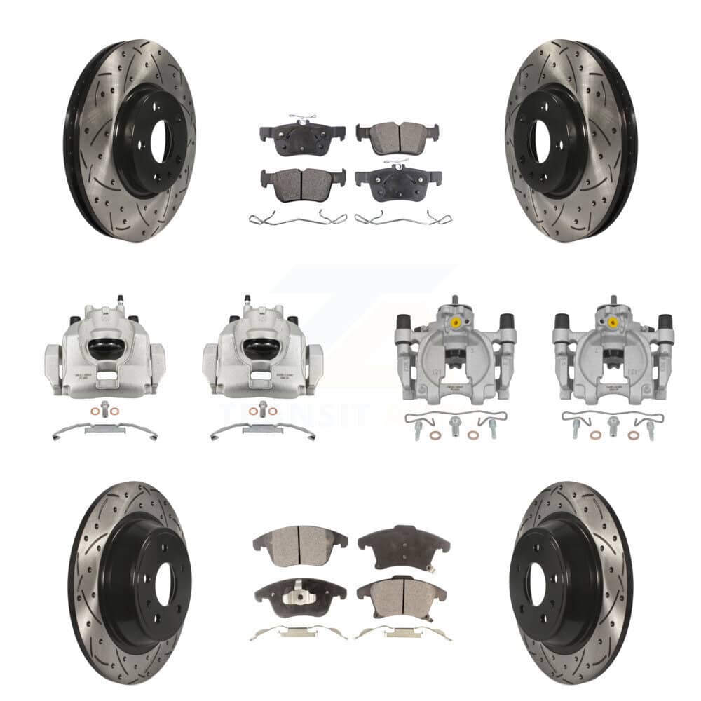 Transit Auto - KCD-100397P - Front and Rear Disc Brake Kits