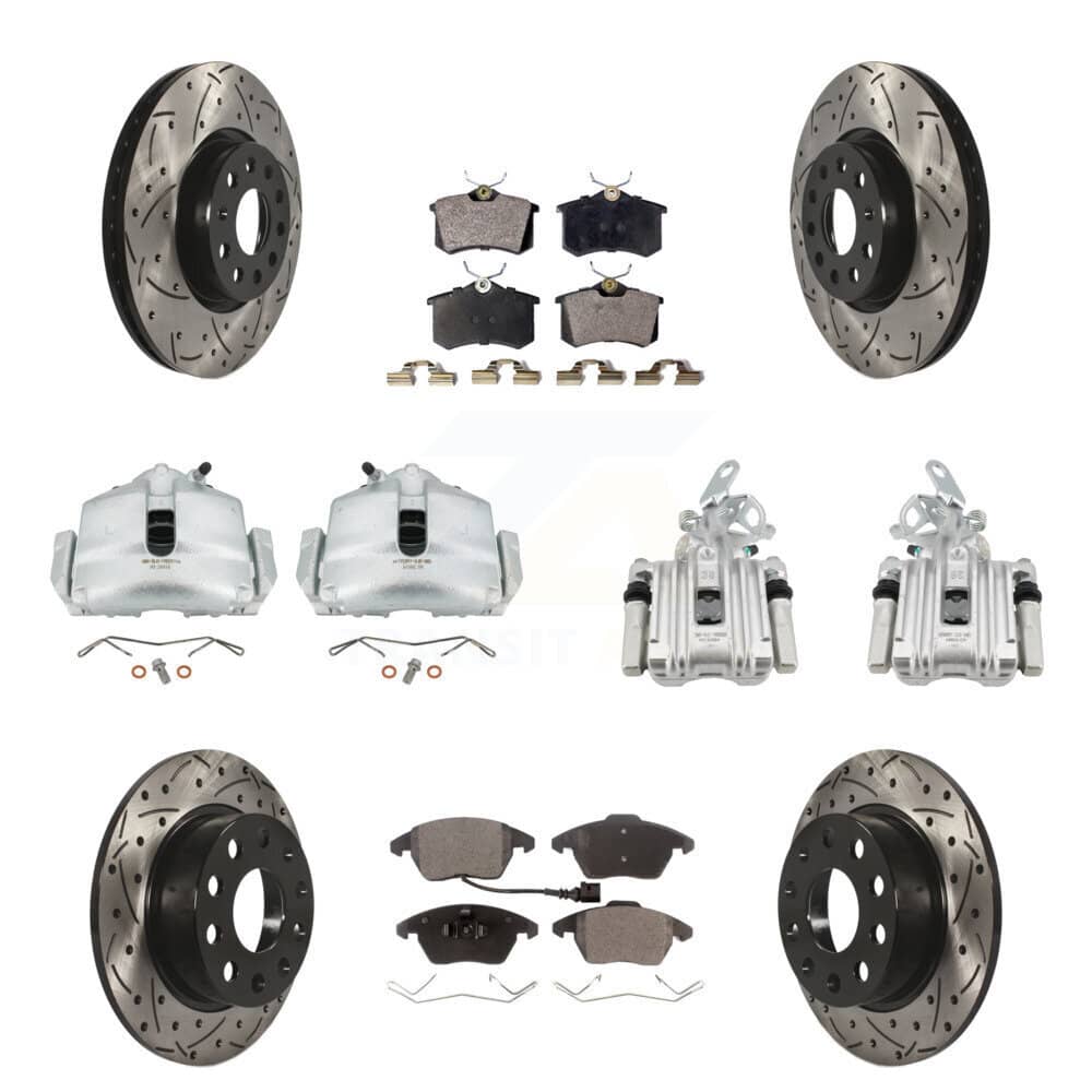 Transit Auto - KCD-100401T - Front and Rear Disc Brake Kits