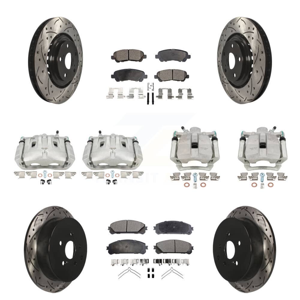 Transit Auto - KCD-100403T - Front and Rear Disc Brake Kits