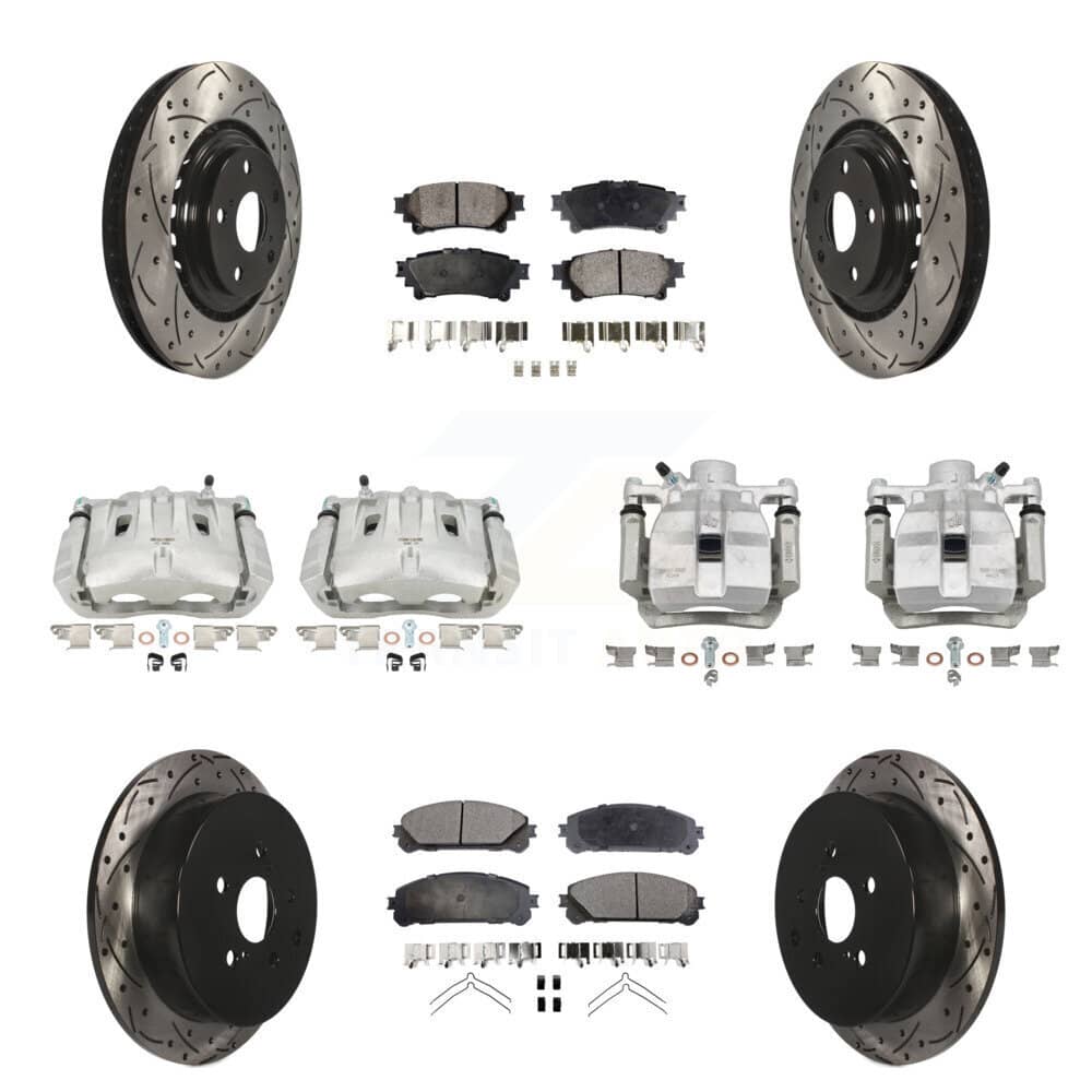 Transit Auto - KCD-100410T - Front and Rear Disc Brake Kits