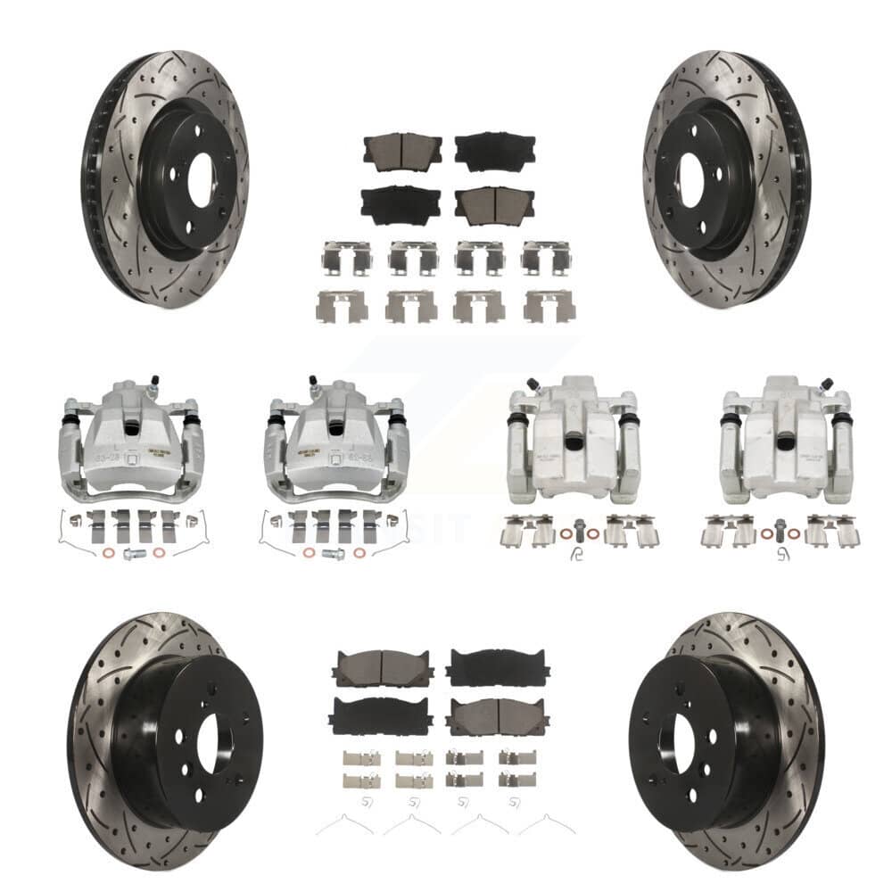 Transit Auto - KCD-100412C - Front and Rear Disc Brake Kits