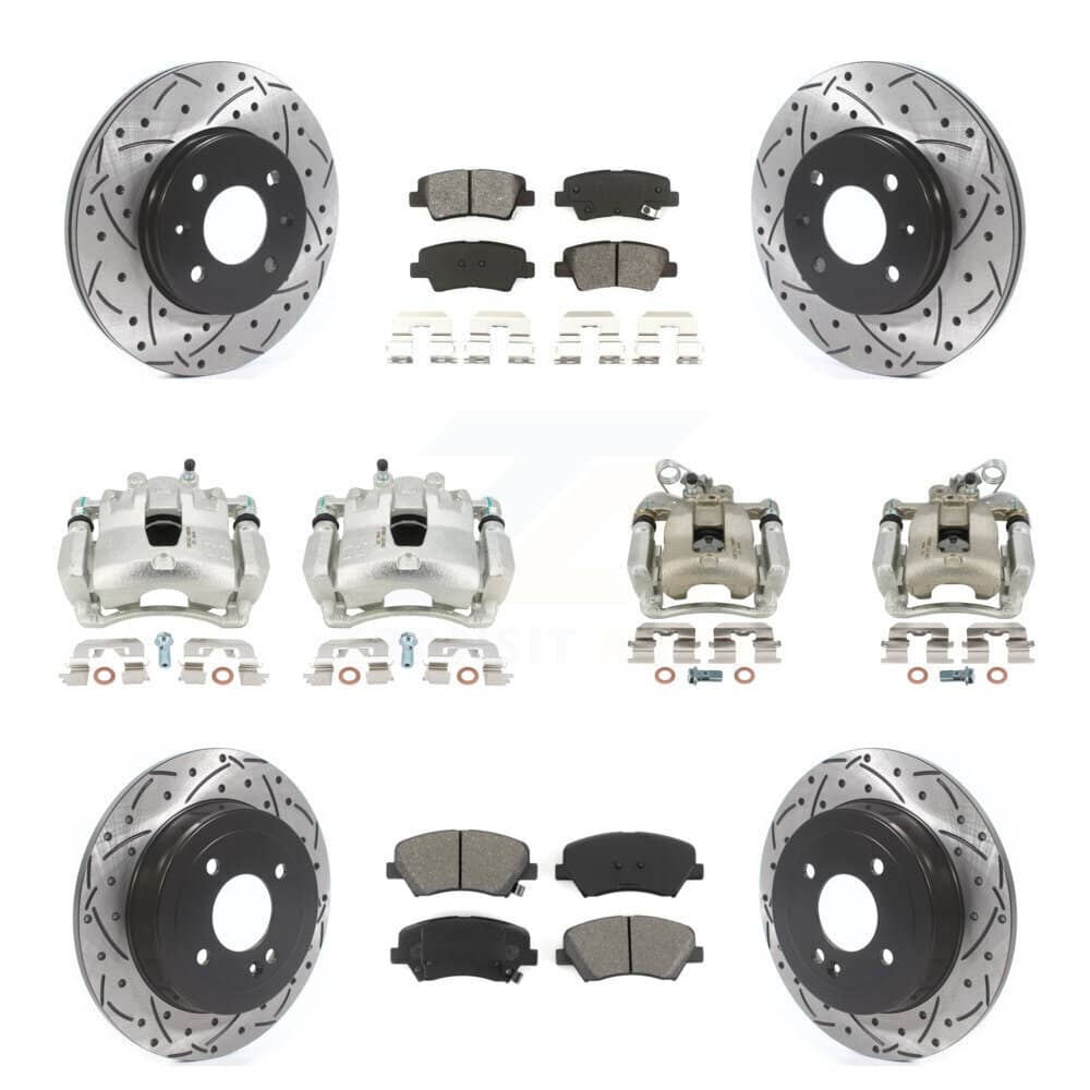 Transit Auto - KCD-100413S - Front and Rear Disc Brake Kits