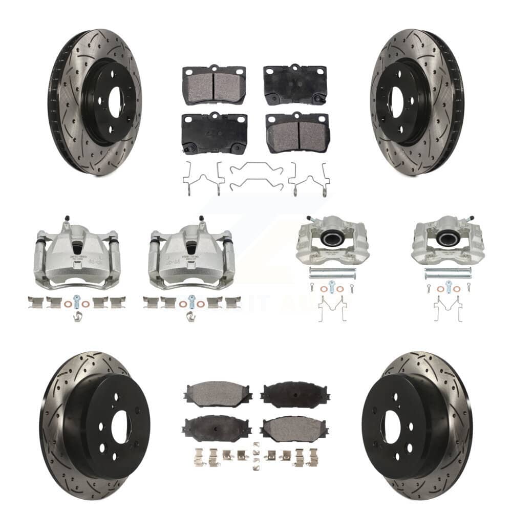 Transit Auto - KCD-100413T - Front and Rear Disc Brake Kits