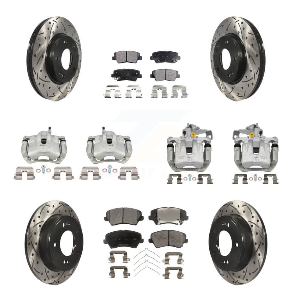 Transit Auto - KCD-100415P - Front and Rear Disc Brake Kits