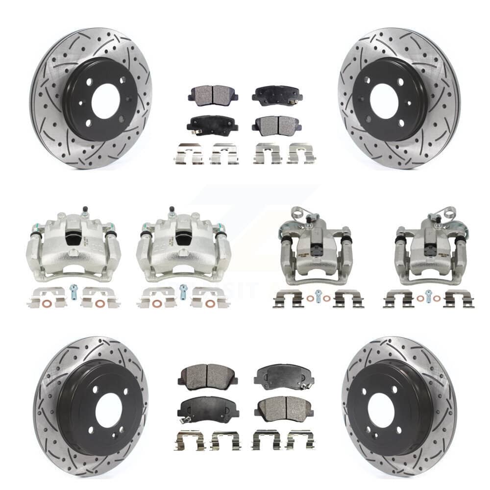 Transit Auto - KCD-100419T - Front and Rear Disc Brake Kits