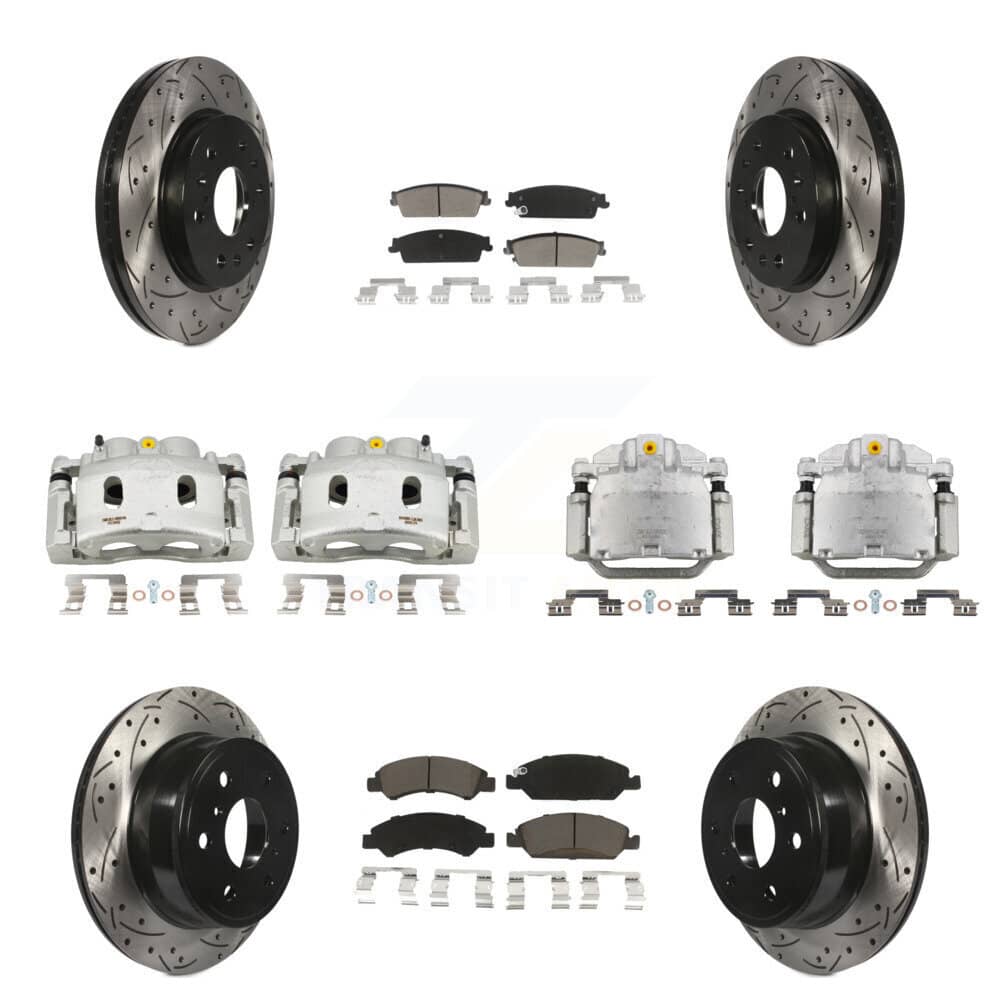 Transit Auto - KCD-100423C - Front and Rear Disc Brake Kits