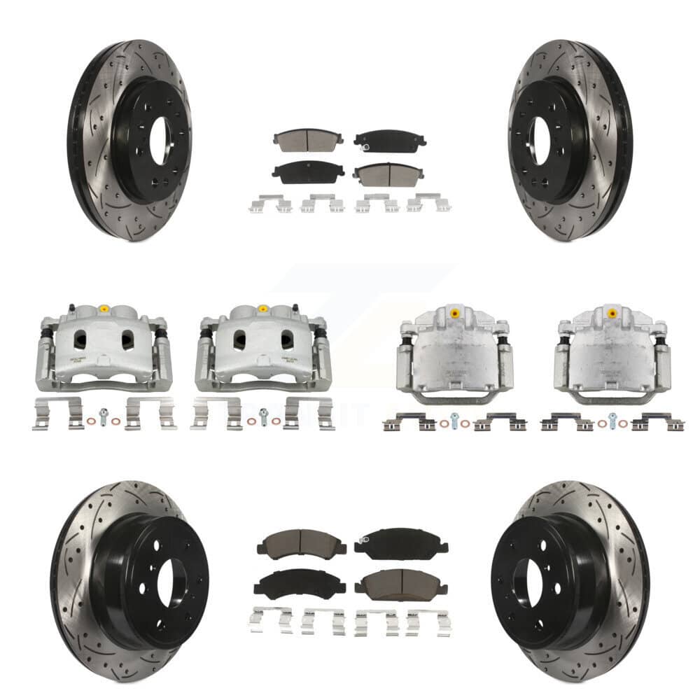 Transit Auto - KCD-100424C - Front and Rear Disc Brake Kits
