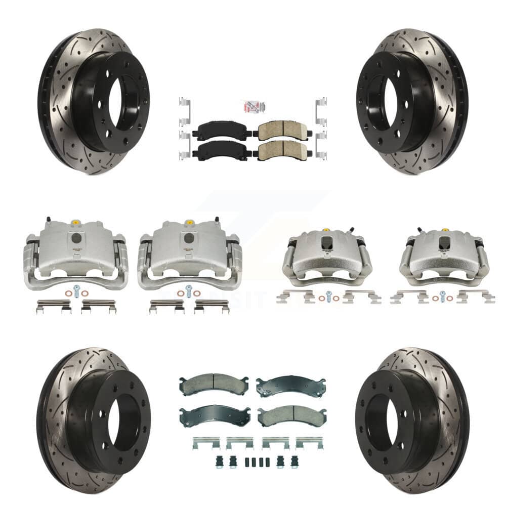 Transit Auto - KCD-100428N - Front and Rear Disc Brake Kits
