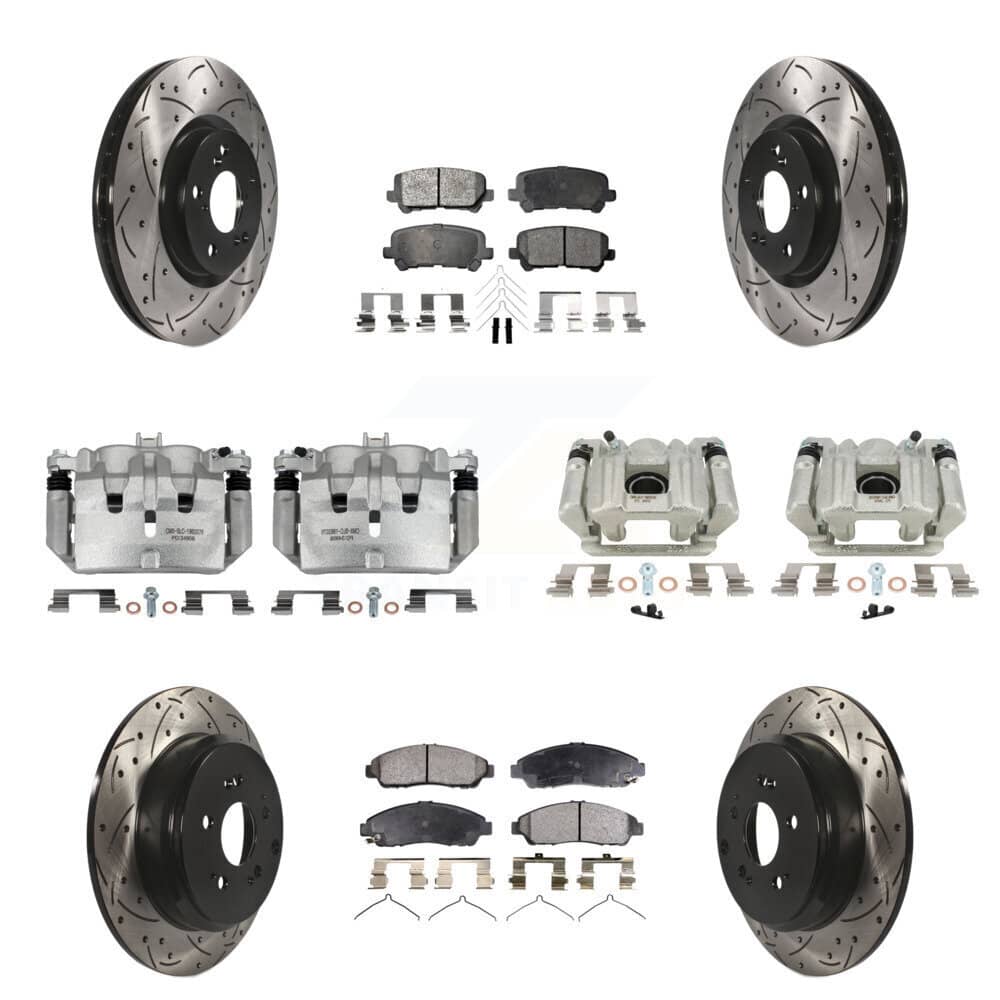 Transit Auto - KCD-100430P - Front and Rear Disc Brake Kits