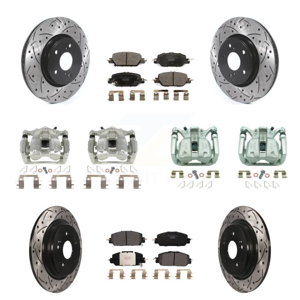 Transit Auto - KCD-100437T - Front and Rear Disc Brake Kits