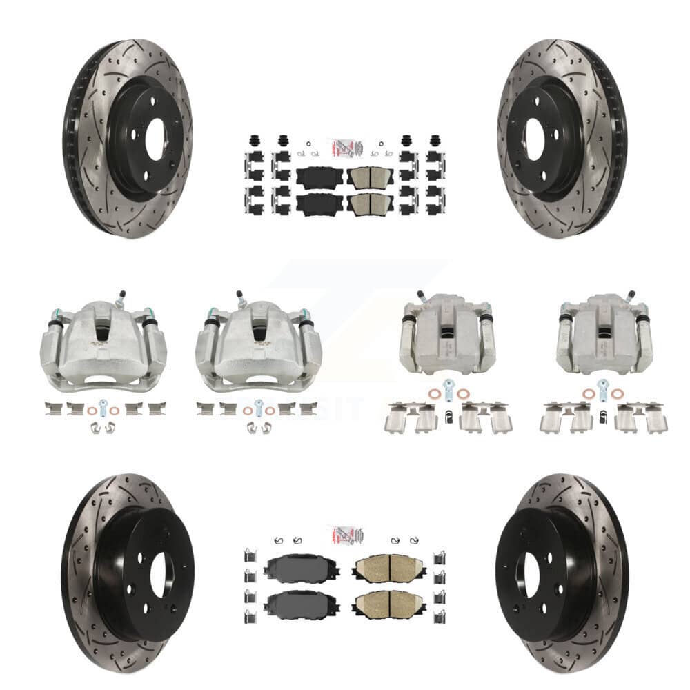Transit Auto - KCD-100438N - Front and Rear Disc Brake Kits