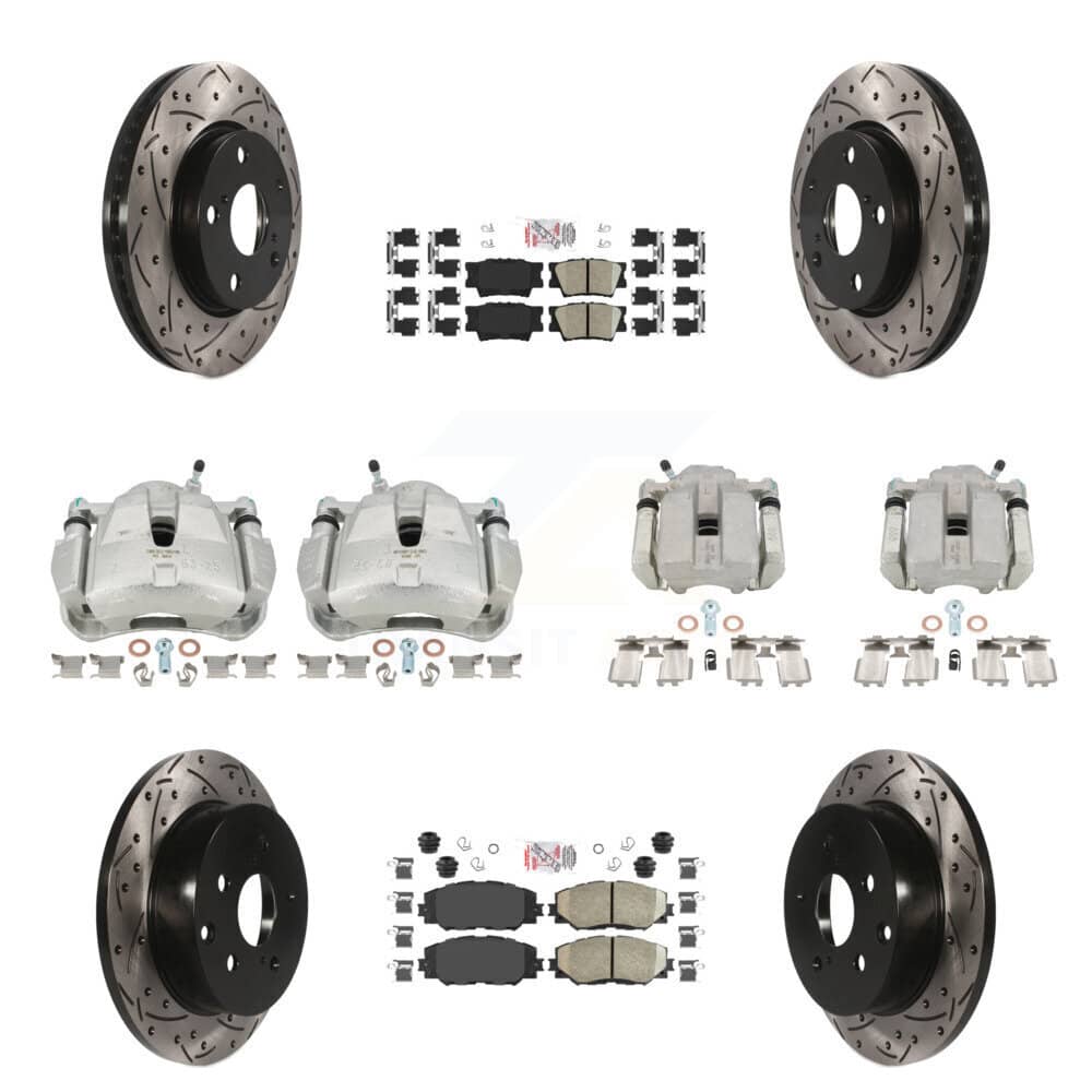 Transit Auto - KCD-100441N - Front and Rear Disc Brake Kits