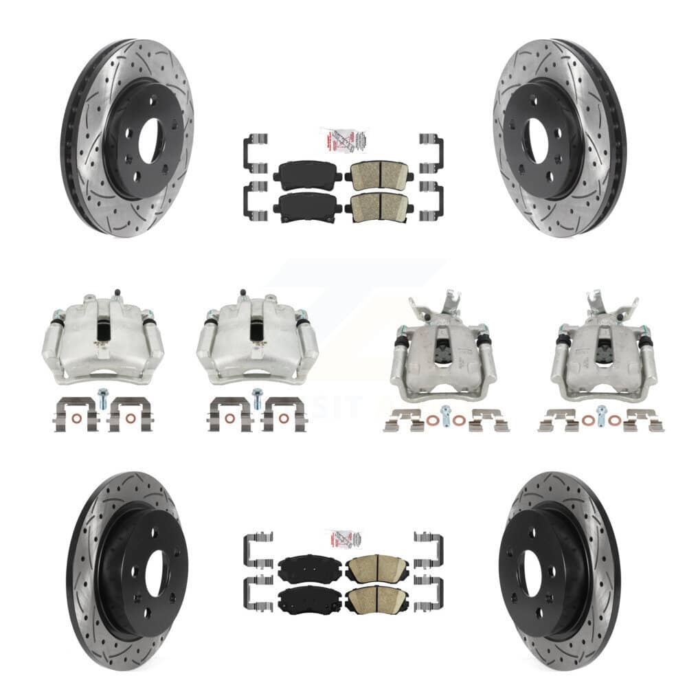Transit Auto - KCD-100456N - Front and Rear Disc Brake Kits