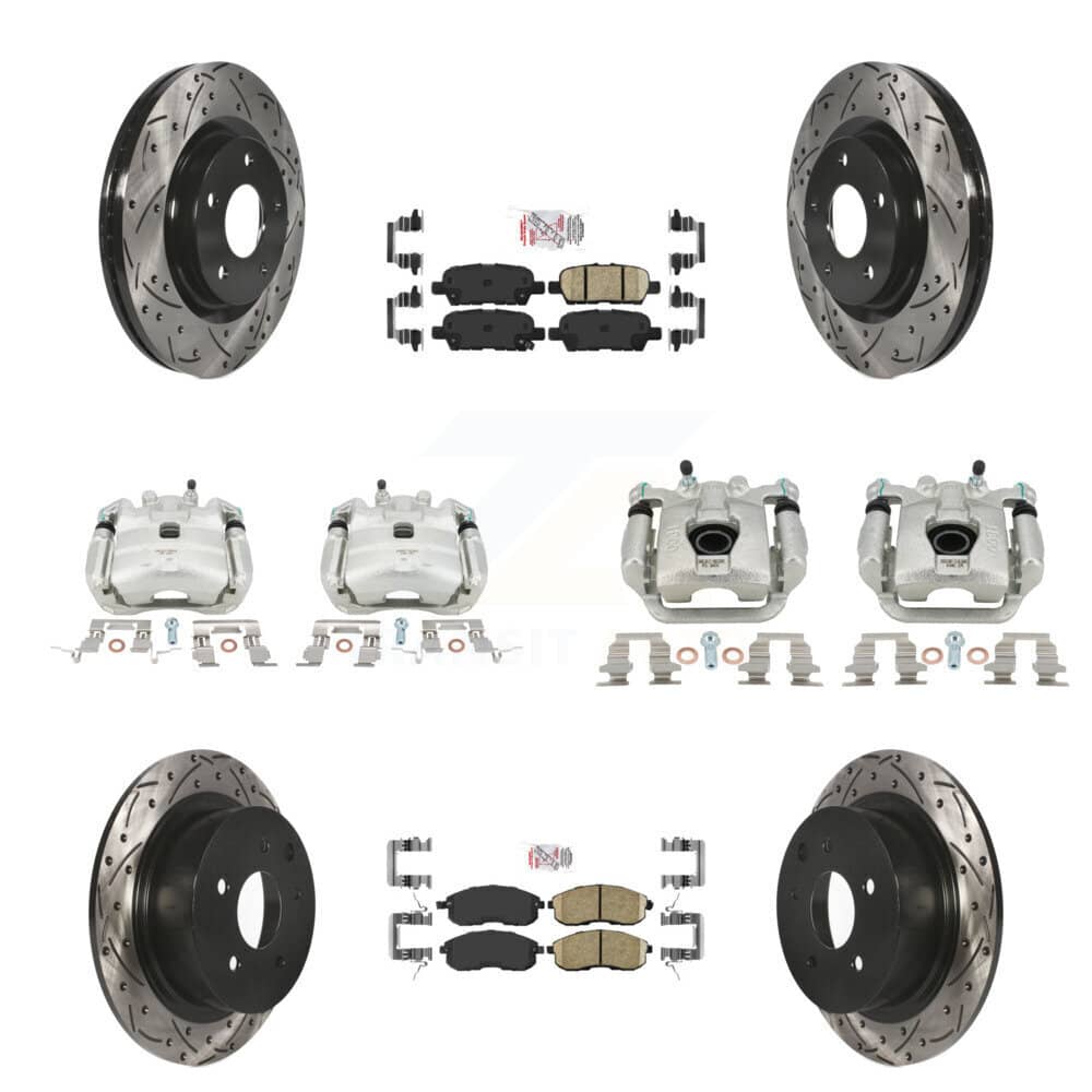 Transit Auto - KCD-100505N - Front and Rear Disc Brake Kits