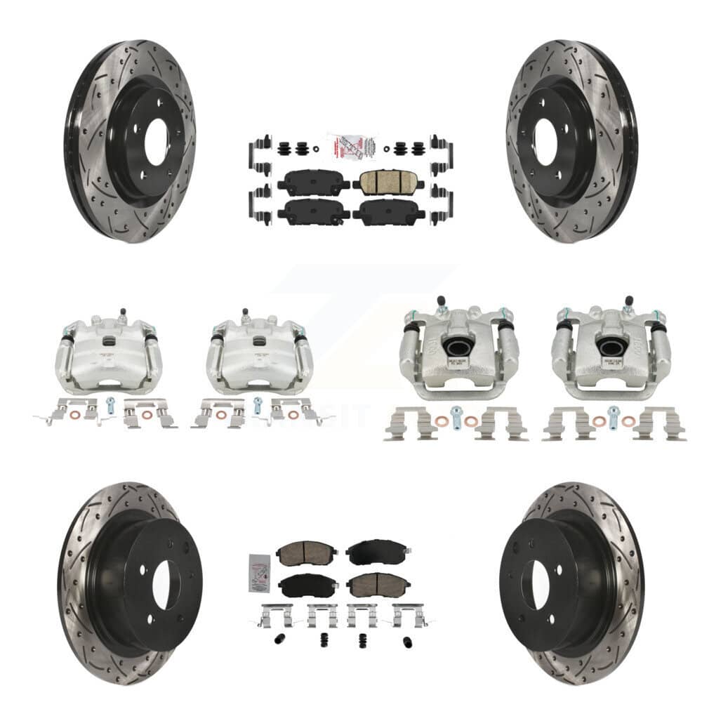 Transit Auto - KCD-100514N - Front and Rear Disc Brake Kits