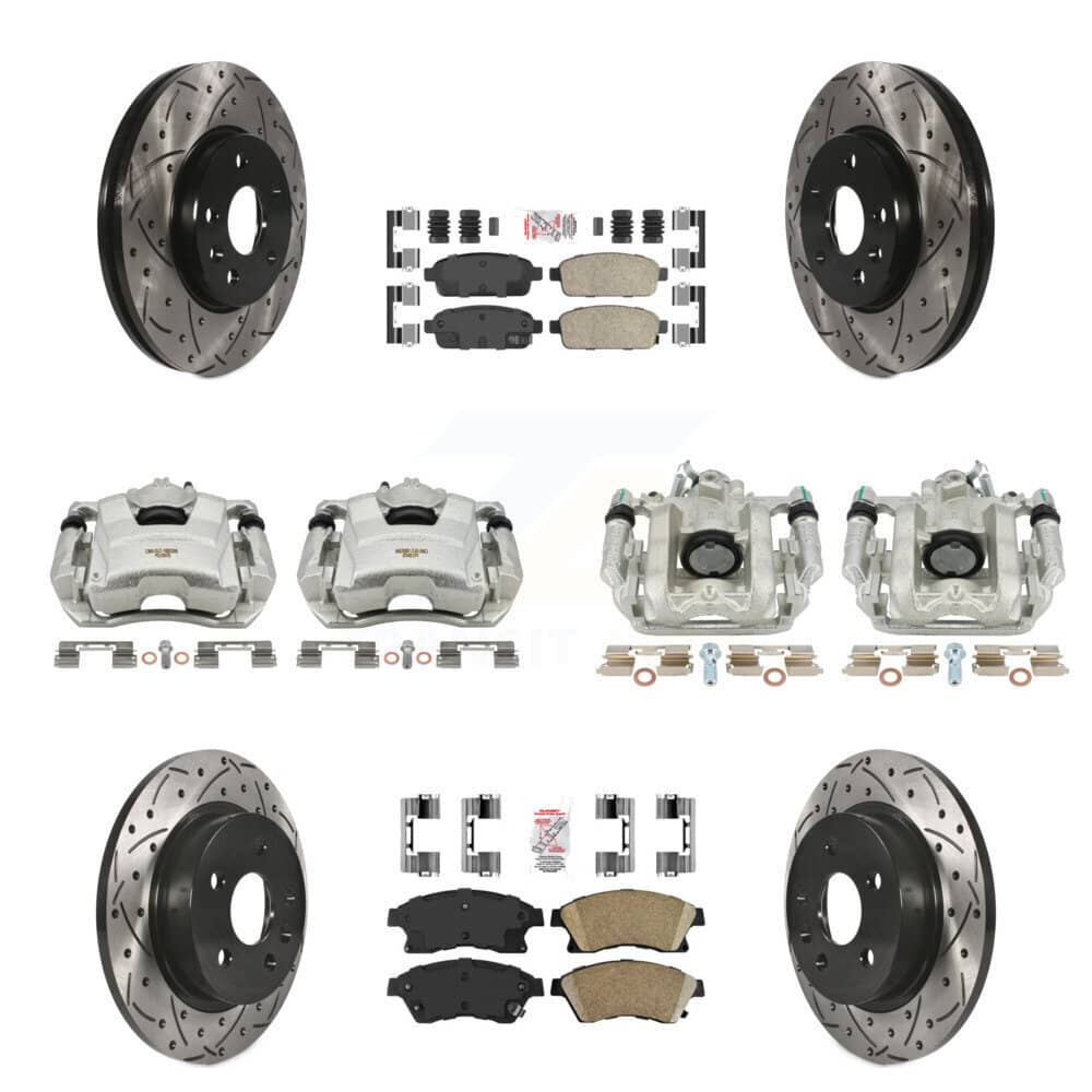 Transit Auto - KCD-100523N - Front and Rear Disc Brake Kits