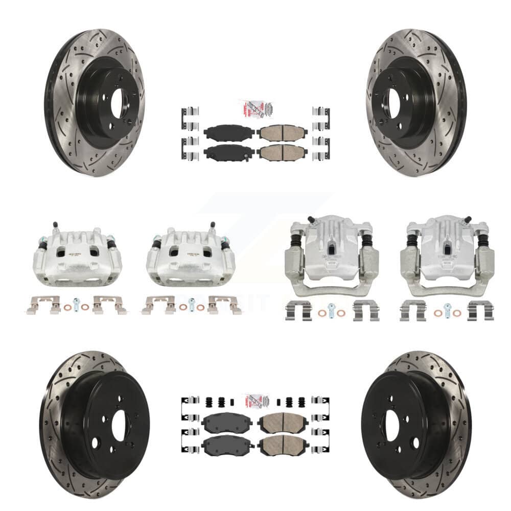 Transit Auto - KCD-100574N - Front and Rear Disc Brake Kits
