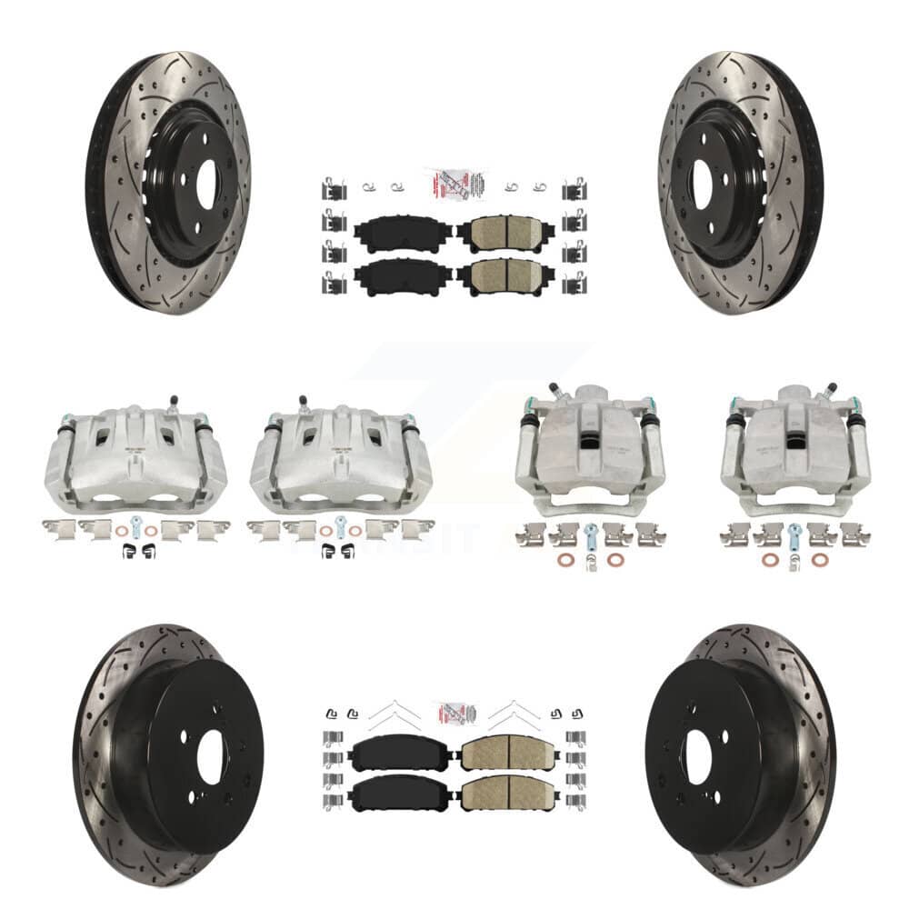 Transit Auto - KCD-100599N - Front and Rear Disc Brake Kits