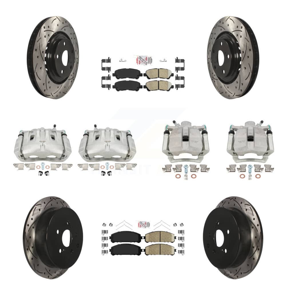 Transit Auto - KCD-100601N - Front and Rear Disc Brake Kits