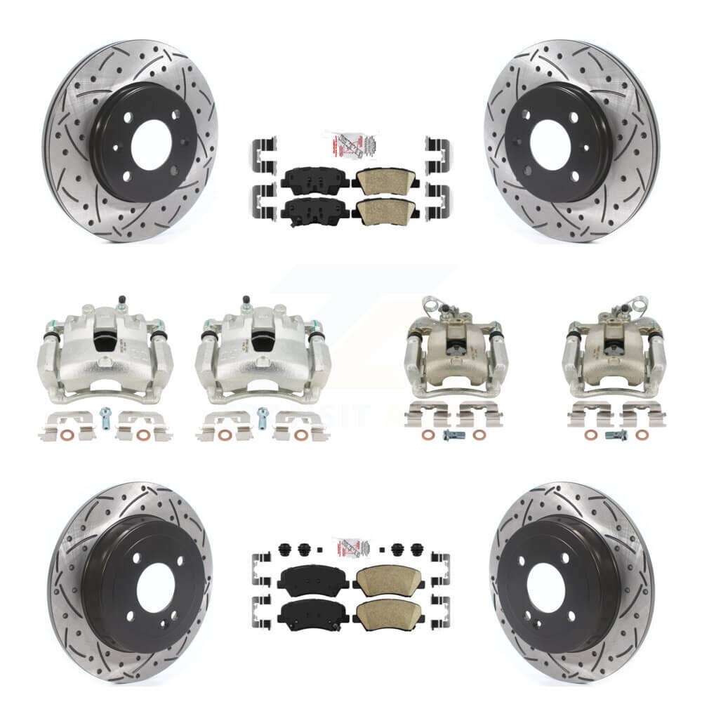 Transit Auto - KCD-100628N - Front and Rear Disc Brake Kits